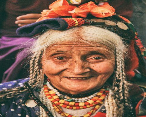 Portrait of happy mature woman